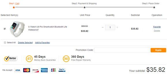 Código promocional de GearBest